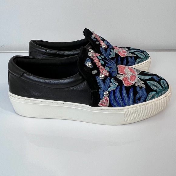 Rebecca Minkoff Noelle Embellished Slip On Sneakers Size 5.5 - Picture 7 of 10